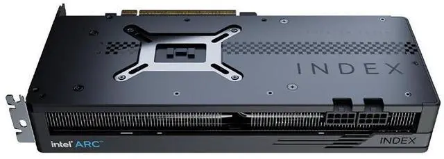Alt view image 2 of 5 - GUNNIR Intel Arc A580 Index 8GB GDDR6 ATX Gaming Graphics Card (PCIe 4.0, 8GB GDDR6, XeSS, HDMI 2.0*1, DisplayPort 2.0*3)