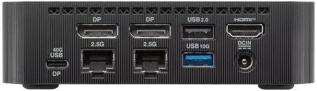 Alt view image 3 of 6 - ASUS ExpertCenter PN54 Barebone Mini PC with AMD Ryzen AI 7 350 Processor, DDR5 RAM, Dual Storage Design, WiFi 7 & BT 5.4, Voice Command, Toolless Chassis Access, USB-C, Hardware TPM, & VESA Mount