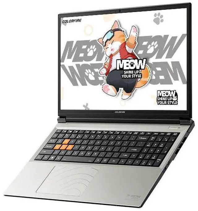 Alt view image 7 of 7 - Colorfire MEOW R16 Pro Gaming Laptop | NVIDIA GeForce RTX 5070 8GB | AMD Ryzen 7 8745HX | 32GB DDR5 RAM | 1TB NVMe SSD | 16-inch 2.5K 180Hz IPS Display | Gaming and Content Creation