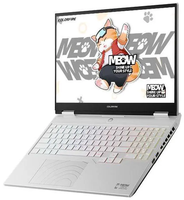 Alt view image 3 of 7 - Colorfire MEOW R16 Pro Gaming Laptop | NVIDIA GeForce RTX 5070 Ti 12GB | AMD Ryzen 7 8745HX | 32GB DDR5 RAM | 1TB NVMe SSD | 16-inch 2.5K 300Hz IPS Display | 4K Gaming Ready