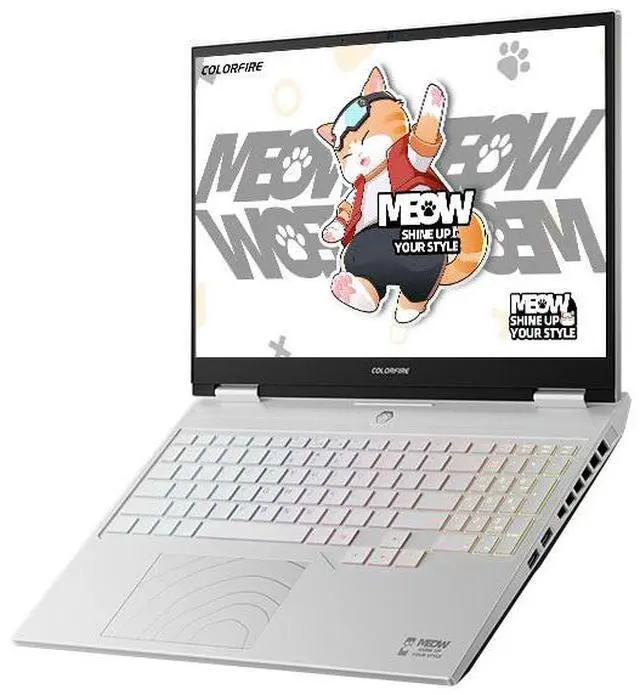 Alt view image 3 of 7 - Colorfire MEOW R16 Pro Gaming Laptop | NVIDIA GeForce RTX 5080 16GB | AMD Ryzen 9 9850HX | 32GB DDR5 RAM | 1TB NVMe SSD | 16-inch 2.5K 300Hz IPS Display | AI Gaming PC