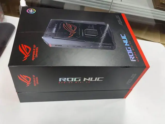 Alt view image 4 of 4 - ASUS ROG NUC (2025) Gaming Mini PC, Intel Core Ultra 9 275HX, NVIDIA GeForce RTX 5080 16GB GDDR7, 32GB DDR5 RAM, 1TB NVMe SSD, Thunderbolt 4, Triple-Fan Cooling, and ARGB Lighting