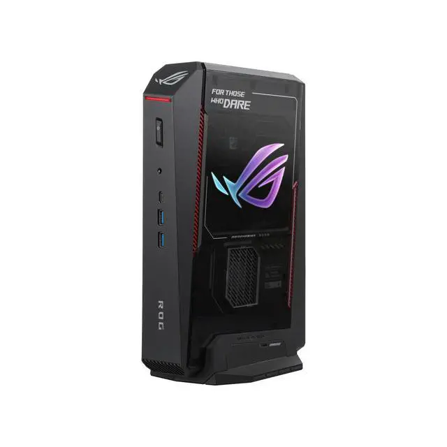 Alt view image 2 of 7 - ASUS ROG NUC 16 Gaming Mini PC, Intel Core Ultra 9 290HX CPU, NVIDIA GeForce RTX 5070Ti 12GB GDDR7, 32GB DDR5 RAM, 1TB NVMe SSD, Thunderbolt 4, Triple-fan cooling, 5 Displays Support
