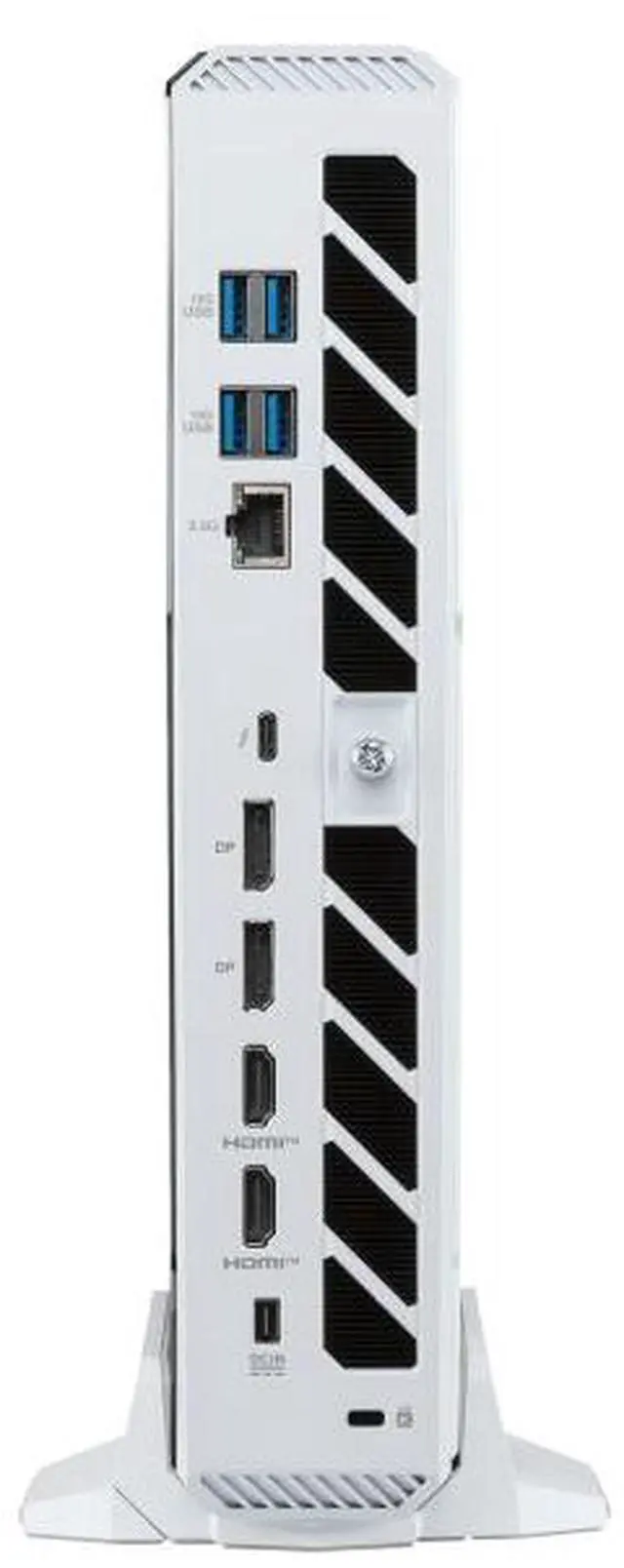 Alt view image 6 of 7 - ASUS ROG NUC 16 Gaming Mini PC, Intel Core Ultra 9 290HX CPU, NVIDIA GeForce RTX 5070Ti 12GB GDDR7, 32GB DDR5 RAM, 2TB NVMe SSD, Thunderbolt 4, Triple-fan cooling, 5 Displays Suppor, White