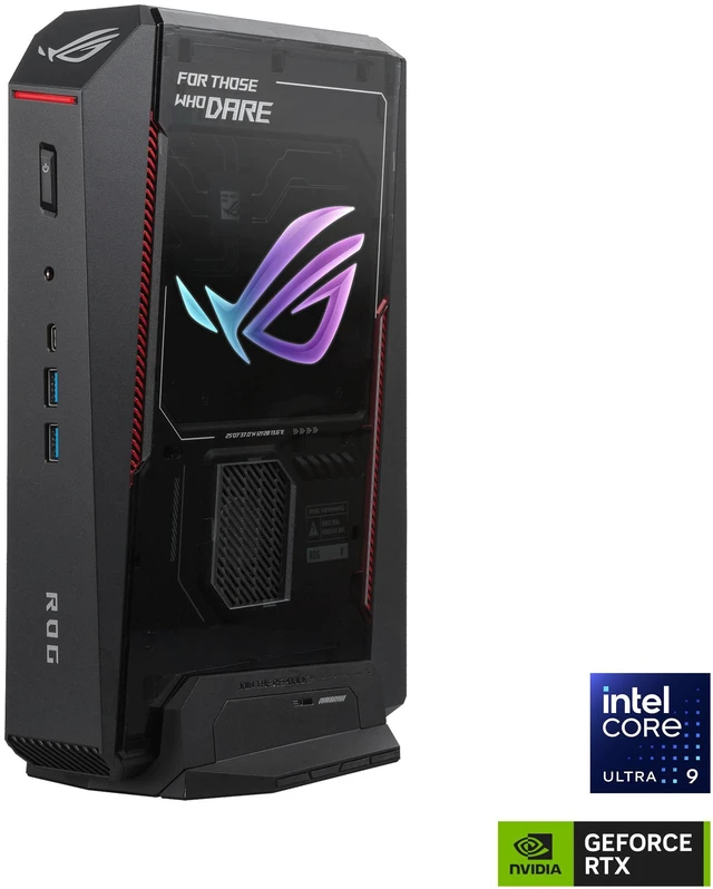 Main image of ASUS ROG NUC 16 Gaming Mini PC, Intel Core Ultra 9 290HX CPU, NVIDIA GeForce RTX 5080 16GB GDDR7, 32GB DDR5 RAM, 2TB NVMe SSD, Thunderbolt 4, Triple-fan cooling, 5 Displays Support