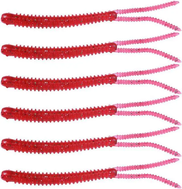 Alt view image 3 of 5 - 24pcs Fishing Soft Worm Lures set Fishing Bait Soft Sinking Lure Pesca Silicone Fishing Tackle,4.72in (12CM)-3.2G