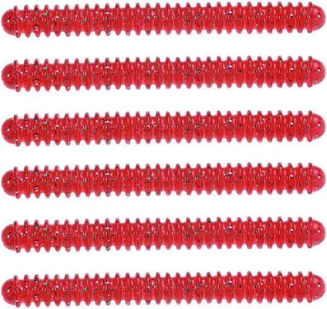 Alt view image 2 of 6 - 24pcs Fishing Soft Worm Lures set Fishing Bait Soft Sinking Lure Pesca Silicone Fishing Tackle,4.13in(10.5cm) 5.6g