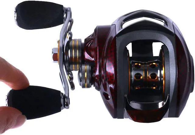 Alt view image 4 of 7 - 17+1 BB Left/right Hand Travel Fishing Reel (without fishing rod ) --Left
