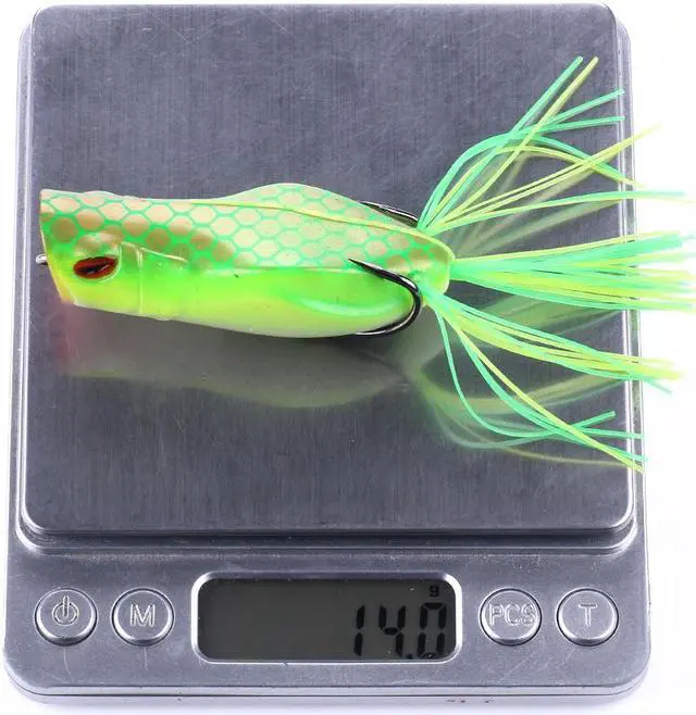 Alt view image 6 of 6 - 10pc Frog Fishing Lure, Sillicon Bait, Fake Lure For Snakehead Bass Pike Bait, Fishing Gear 7cm/2.75in 14g