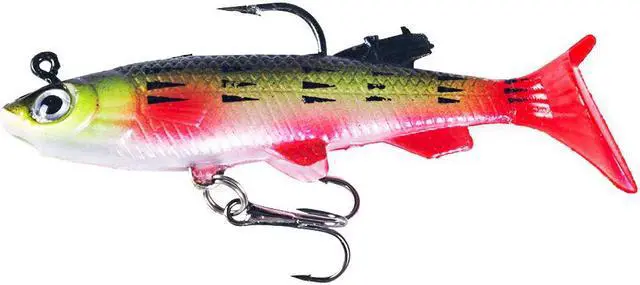 Alt view image 3 of 7 - 12pcs pesca Jigging Hooks Wobblers Silicone Soft Bait 8cm 12g T Tail Swimbait Artificial Rubber Bait Pike for Bass Carp Fishing Lures
