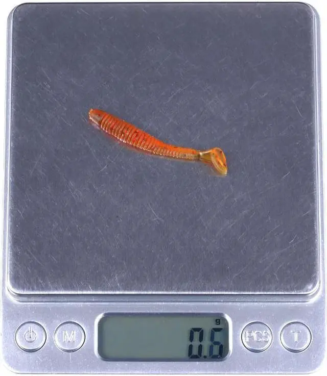 Alt view image 6 of 7 - 120pcs/Pack Soft T Tail Fishing Lure Set Grub Worm Swimbaits Silicone Baits Pesca Bass Carp Fishing Tackle Silicone Bait,5cm