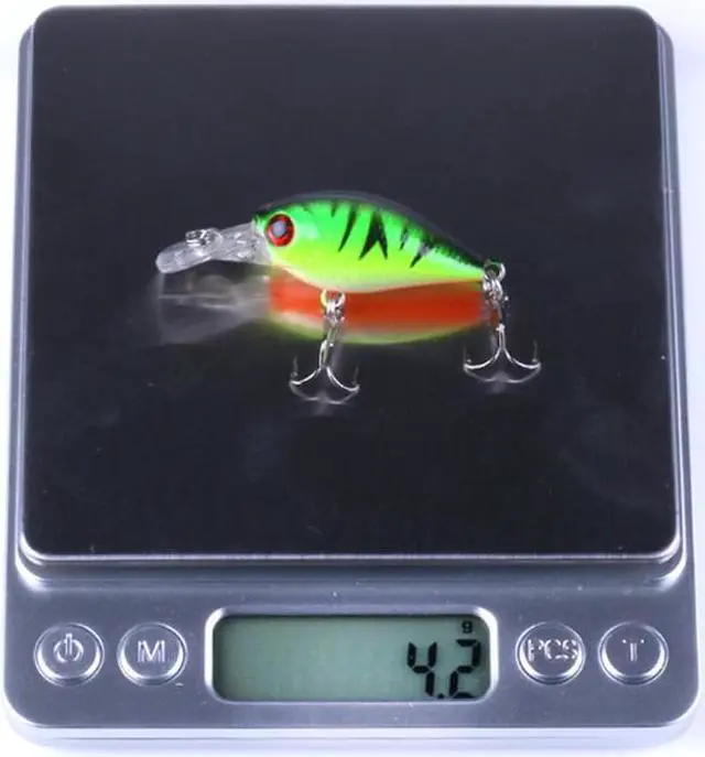 Alt view image 7 of 7 - HENGJIA 5pcs/lot Fishing Lures Kit Plastic Crank Bait 4.2g/5cm Wobblers Crankbait Tackle Bass Bait Spinners for Fishing