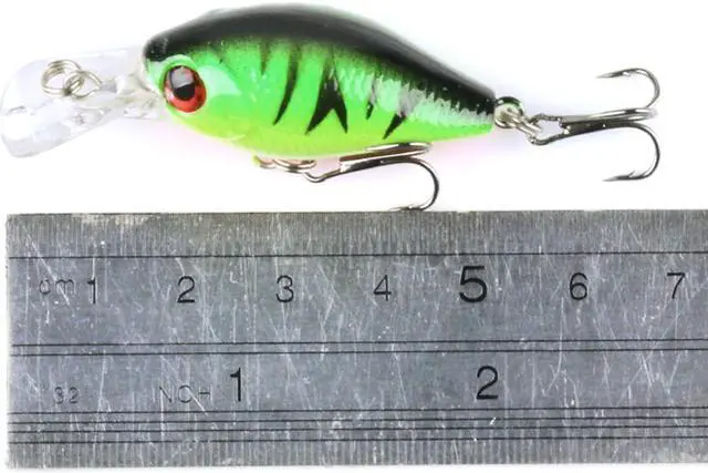 Alt view image 6 of 7 - HENGJIA 5pcs/lot Fishing Lures Kit Plastic Crank Bait 4.2g/5cm Wobblers Crankbait Tackle Bass Bait Spinners for Fishing