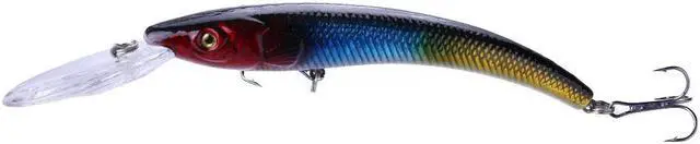 Alt view image 7 of 7 - 10PCS 15.5cm / 16.3g Wobbler Fishing Lure Big Crank Bait Minnow Bass Trolling Artificial Bait Pike Carp Lures Fishing