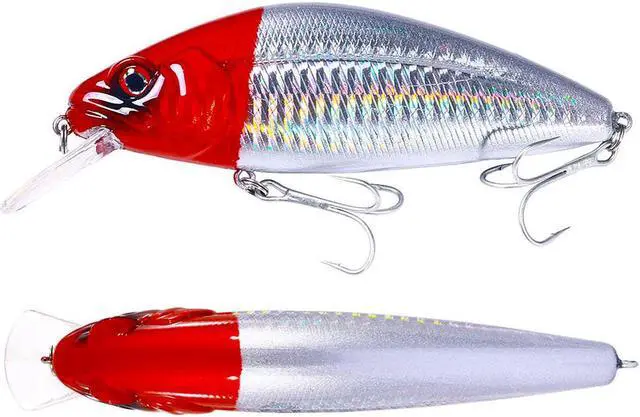 Alt view image 4 of 6 - 6pcs Sinking Minnow Fishing Bait Lure for Sea Fishing Pesca Fishing Tackle Crankbait Lure 12CM-32G