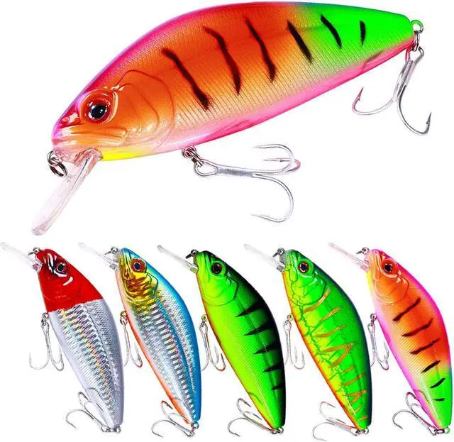 Main image of 6pcs Sinking Minnow Fishing Bait Lure for Sea Fishing Pesca Fishing Tackle Crankbait Lure 12CM-32G