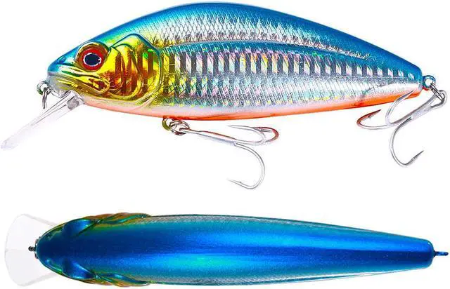 Alt view image 5 of 6 - 6pcs Sinking Minnow Fishing Bait Lure for Sea Fishing Pesca Fishing Tackle Crankbait Lure 12CM-32G