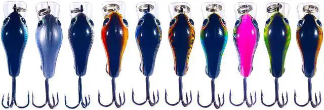 Alt view image 7 of 7 - 10pcs Mini Fish Bass Fishing Lure 2.5cm 1.7g Mini Artificial Baits Topwater Crank Wobblers For Pike Crankbaits Fishing