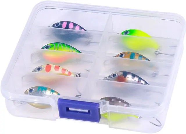 Alt view image 4 of 5 - 8pcs Minnow Fishing Lure 3.6cm 1.9g Crankbait Hard Bait Topwater Artificial Wobbler Bass Pike Carp pesca Fishing Accessories BOX KIT