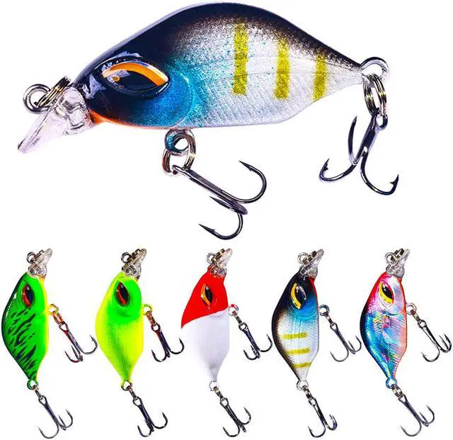 Main image of 10pcs mini Sinking Crank Wobblers Fishing Lures 3.8cm 3.3g Trout Artificial plastic Hard Bait Jerkbait Crankbait Bass Fishing Tackle