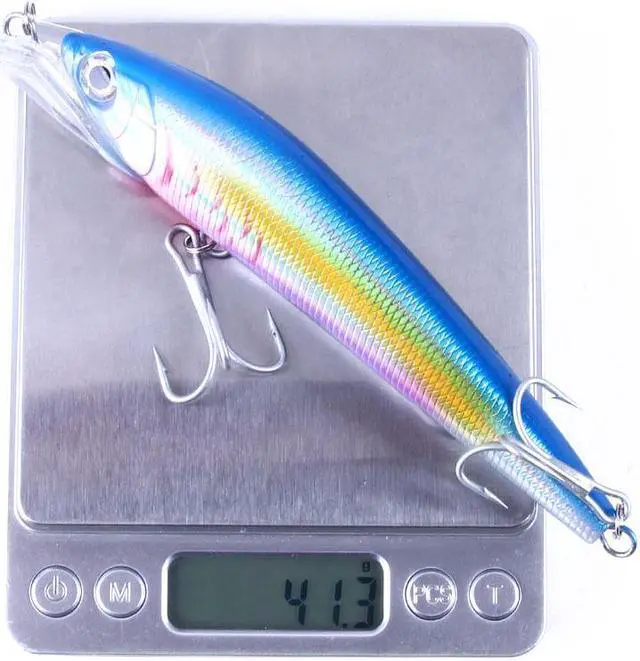 Alt view image 3 of 7 - 5pcs 18cm 41g Fishing Lure Minnow Artificial Bait 3D Eyes Plastic Wobblers Tackle Pesca Carp Pike Walleye Fishing bait Diving 0.8-3m