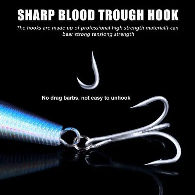 Alt view image 7 of 7 - 5pcs 18cm 41g Fishing Lure Minnow Artificial Bait 3D Eyes Plastic Wobblers Tackle Pesca Carp Pike Walleye Fishing bait Diving 0.8-3m