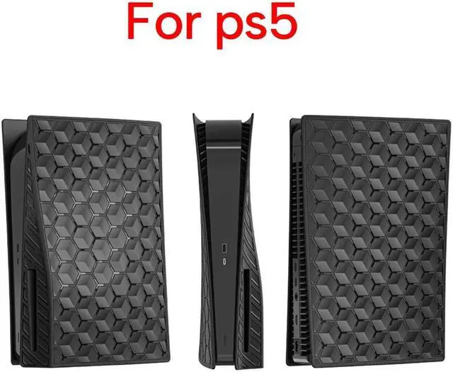 Alt view image 7 of 7 - Host Gaming Console Protective Case Anti-scratch Replacement Shell Panel Compatible For Ps5 (cd-rom Version) Accessories