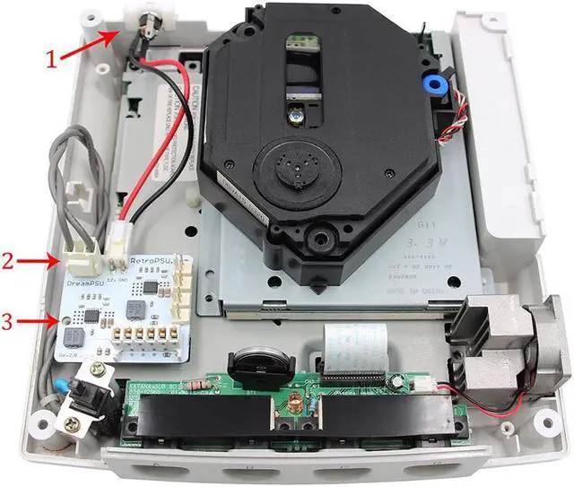 Alt view image 5 of 7 - DreamPSU Rev2.0 12V for DC Power Supply Board Host Game Console Replacement Part