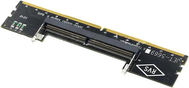 Alt view image 7 of 7 - DDR5 Memory Adapter Card for Convert 288Pin DDR5 U-DIMM Memory to 262Pin DDR5 SO-DIMM 6-layer Printed Circuit Board