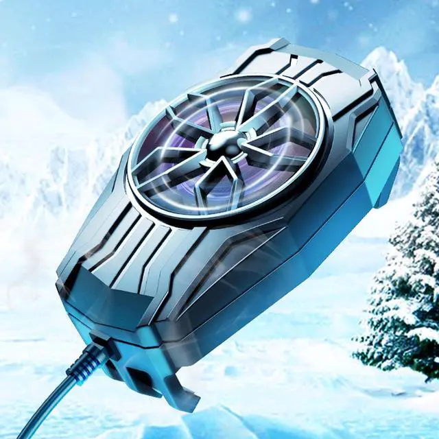 Alt view image 3 of 7 - Universal Mobile Phone Clip Heat Sink Phone Radiator Cooling Fan Heatsinks