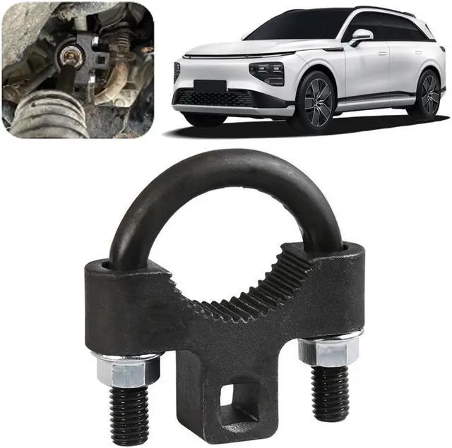 Alt view image 2 of 7 - Inner Tie Rod Tool Carbon Steel 3/8" Low Profile Tool for Tie Rod End Removal Installation Car Auto Repair Accessories