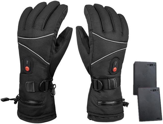 Heated Motorcycle Gloves Waterproof Touchscreen Heating Gloves for
