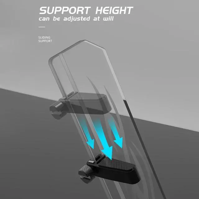 Alt view image 3 of 7 - 5V/3PIN ARGB Graphics Card Support Brace Vertical Adjustable Video Card GPU Holder Bracket for Desktops PC Computer