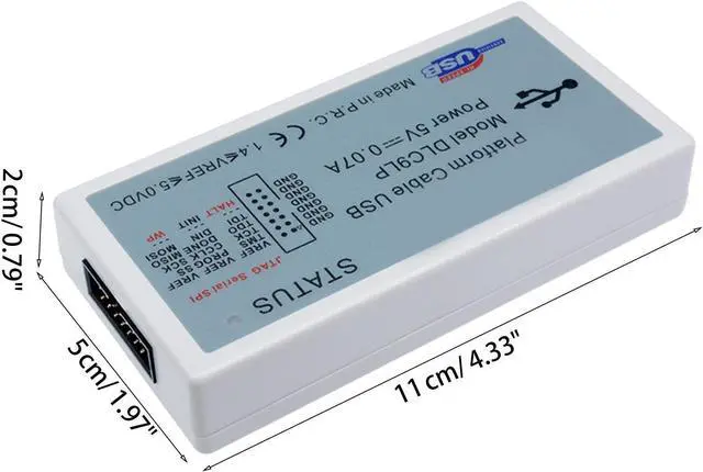 Alt view image 4 of 7 - DLC9 Platform Cable USB Supports All Xilinx Device Jtag Slave-Serial and SPI Download Debugger Programmer DLC9LP 5V for