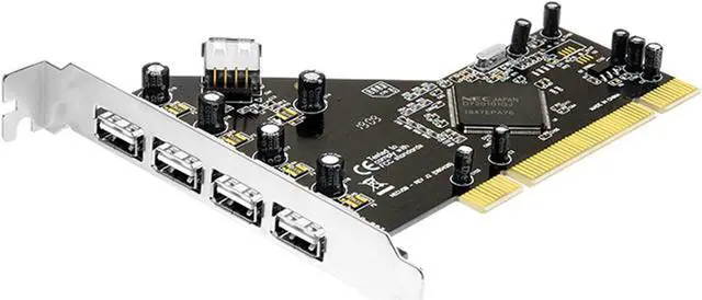 Alt view image 3 of 7 - PCI to USB Multiplier Riser PCI to 5 x USB 2.0 Adapter Extender For Desktop PC PCI-USB Expansion Card