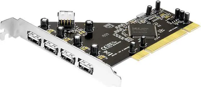 Alt view image 7 of 7 - PCI to USB Multiplier Riser PCI to 5 x USB 2.0 Adapter Extender For Desktop PC PCI-USB Expansion Card