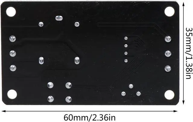 Alt view image 4 of 7 - TRM01 Delay Timer Relay Multi-functional Delay for Time Relay Self-locking Relay Delay Trigger Delay Relay for DC 12V