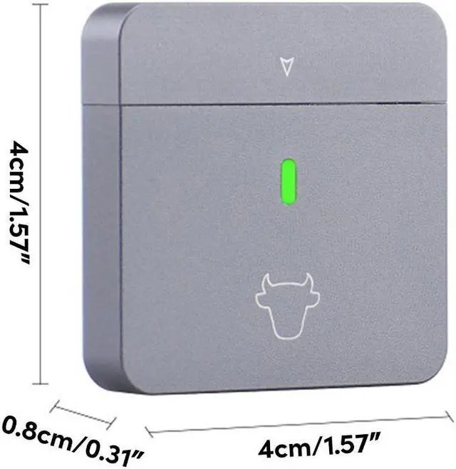 Alt view image 6 of 7 - Aluminum Alloy NVMe 2230 SSD Case USB3.2 Gen2 External Box NVME Single Protocol Support 10Gbps For PCIE NVME 2230 SSDs