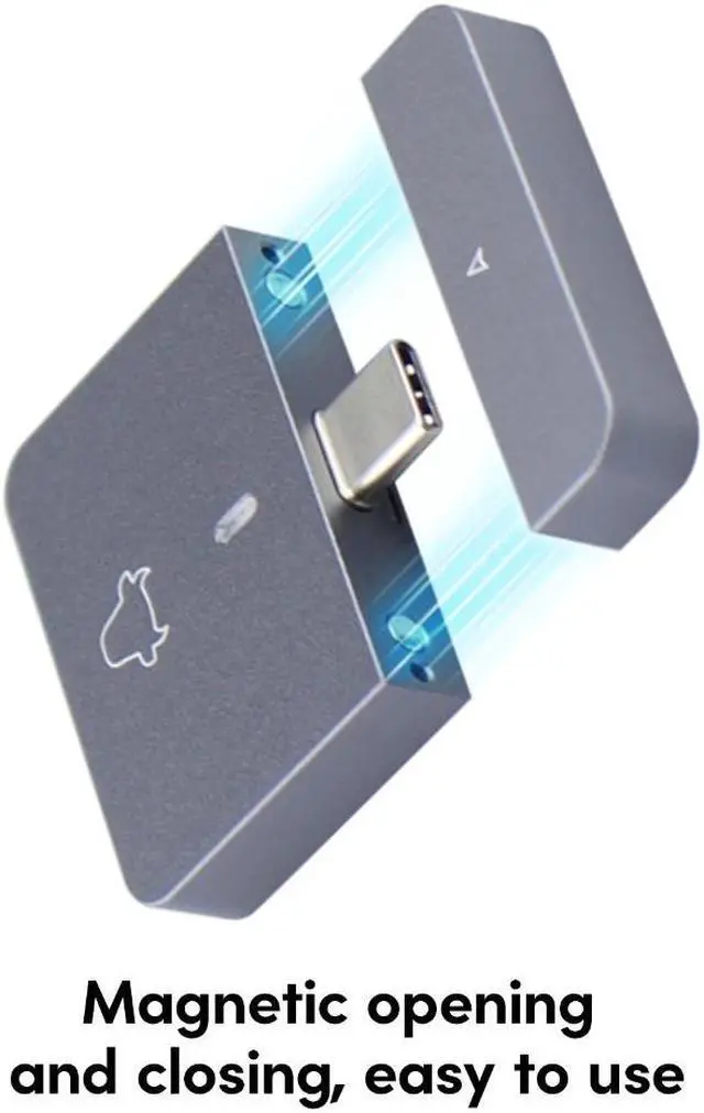 Alt view image 4 of 7 - Aluminum Alloy NVMe 2230 SSD Case USB3.2 Gen2 External Box NVME Single Protocol Support 10Gbps For PCIE NVME 2230 SSDs