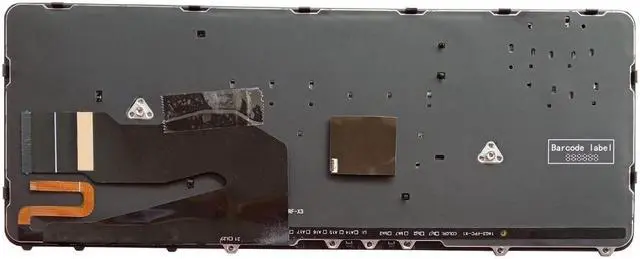 Alt view image 5 of 5 - For EliteBook 840 G1 G2 850 G1 G2 US Keyboard Backlit Black Color US English Keyboard with Frame Replacement Part