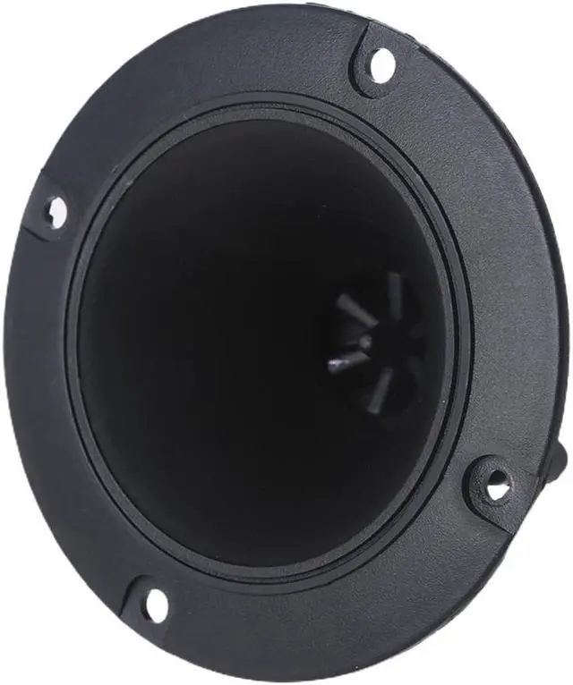 Alt view image 4 of 7 - 1 Pair 96mm Audio Speakers Tweeter Piezo Treble Piezoelectric Speaker Portable 3 Inches Diameter 9mm High Power Horn