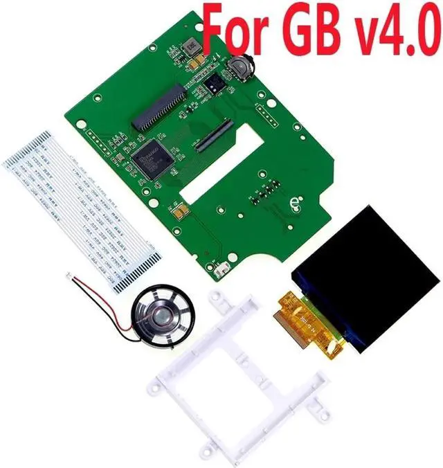 Alt view image 2 of 6 - Gamepad Accessories High Brightnes IPS Screen Replacement for GB v4.0 2.45in LCD Modification Kit Concole Repairing Kit