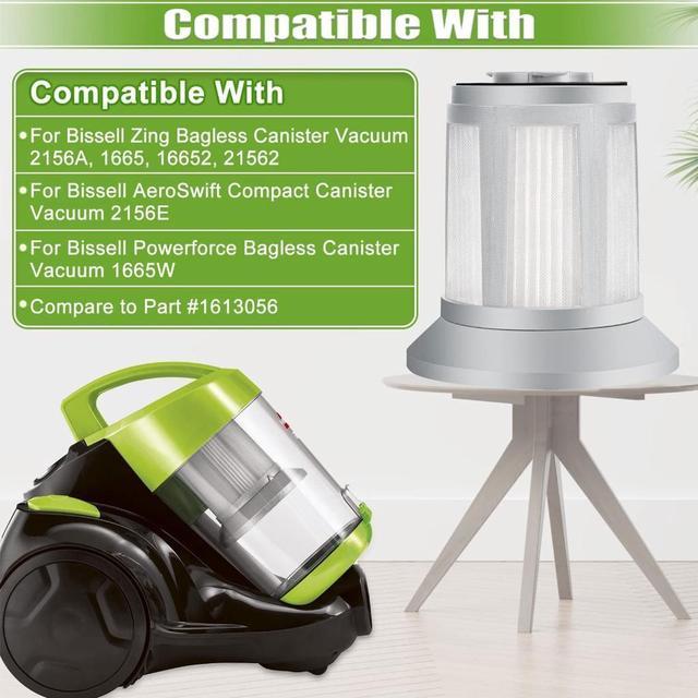 Bissell Zing Bagless Canister Vacuum - 2156A