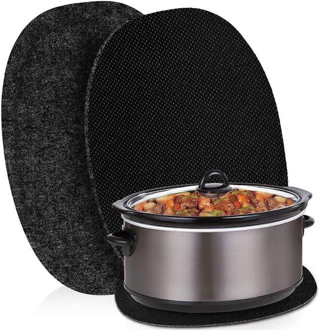 Slow Cooker Heat-Resistant Mat for 6-8 Quart Compatible-with Crock