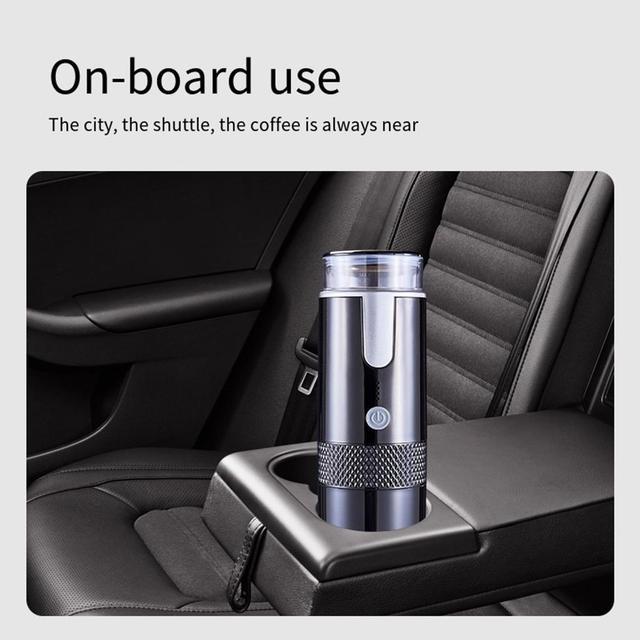 Portable Car Instant Espresso Maker Pod-Coffee Machine Brewing Coffee Maker  USB Charging Fit for Outdoor