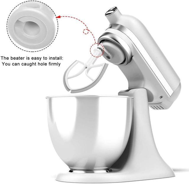 Stainless Steel Flex Edge Beater for KitchenAid Mixer, Fits Tilt-Head Stand  Mixer Bowls For 4.5-5 Quart Bowls, Kitchenaid Paddle Attachment by Gvode  (does not include kitchenaid stand mixer)