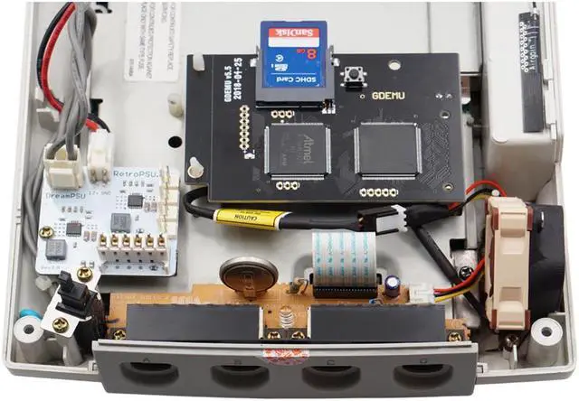 Alt view image 2 of 7 - Dreamcast Noctua Fan 3D Print Mod with for Latch & Cable Adapter for SEGA Dreamcast for DC for Women Men