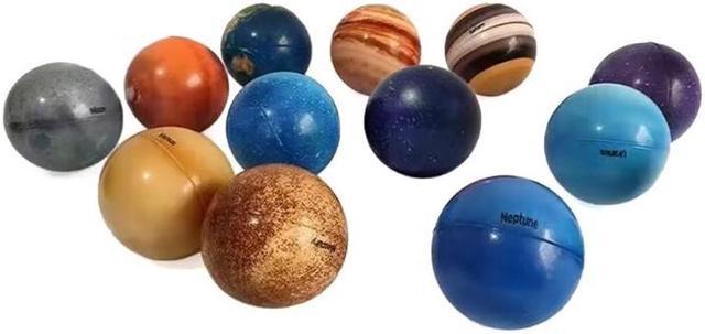 2.5in 3D Solar System Model Planet Ball for School Teaching Activity Fidget  Ball for Students Stress Reduce Party Favor 