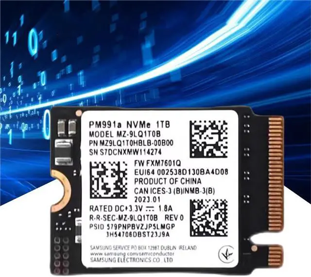 Alt view image 6 of 7 - PM991a 1TB M.2 NVMe PCIe Gen3x4 SSD Efficient Internal Solid Drive