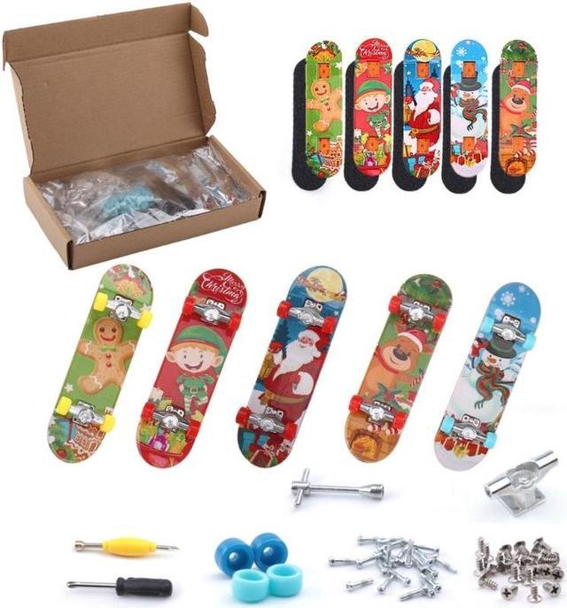 10Pieces DIY Mini Finger Skateboard Finger Toy for Skateboarder